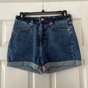 wild fable highest rise jean short